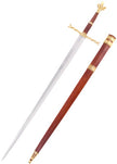 Writhen Hilt miekka ja tuppi (Royal Armouries), 1400-luvun puolentoista käden miekka