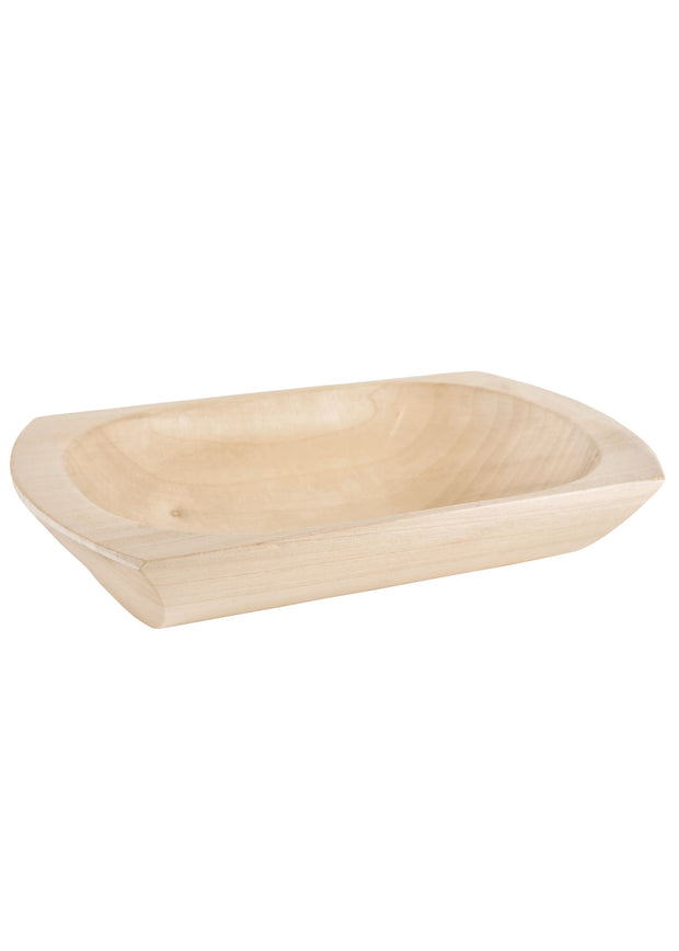 Puinen astia – lehmusta, sileä ja suojakäsitelty (n. 30 x 16 x 6 cm)