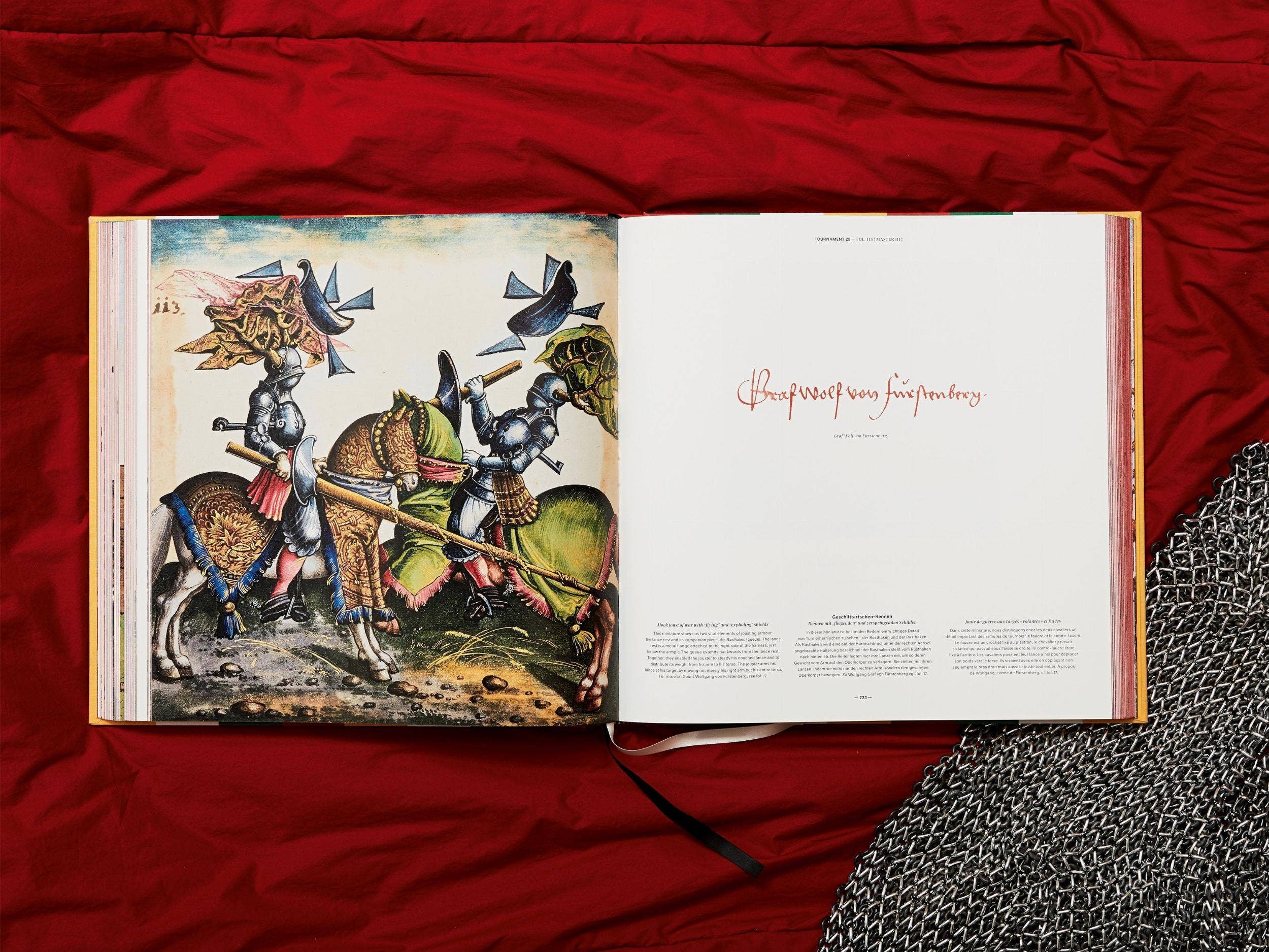 Medieval Games. The Book of Tournaments of Emperor Maximilian I - Freydal (German, French, English)