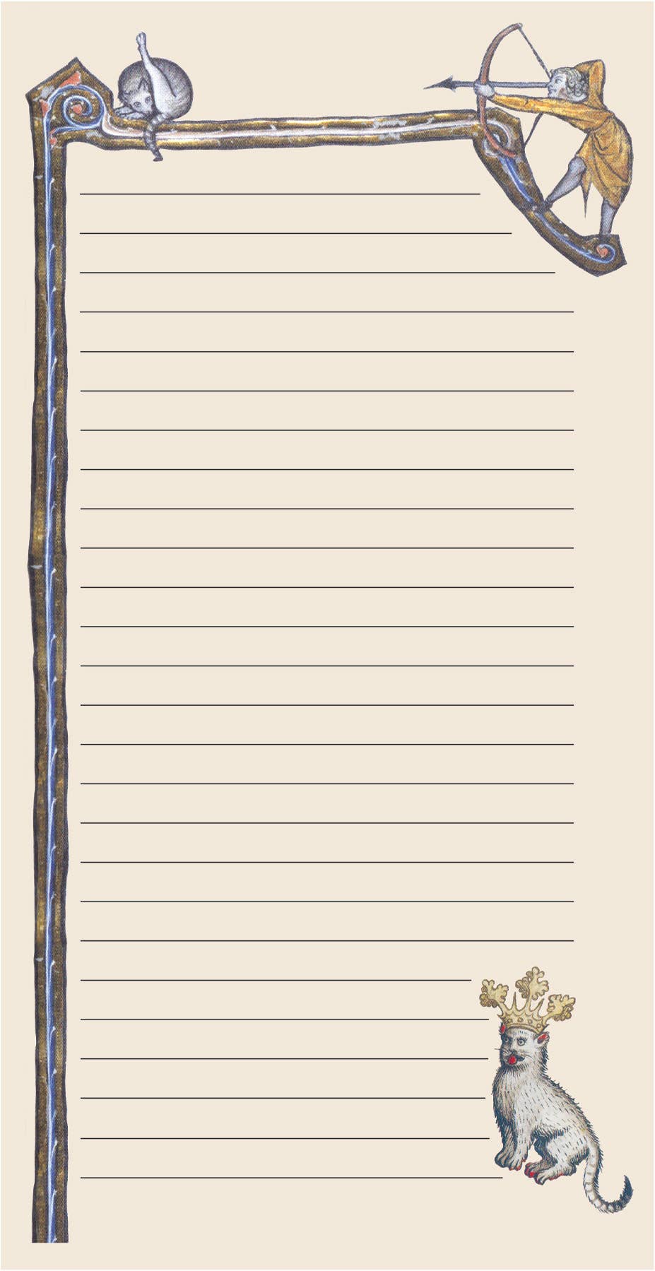 Medieval Cats -muistilehtiö