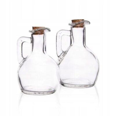 Kahden lasipullon tarjoilusetti