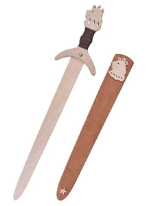 Löwenstein-miekka ja huotra, puuta