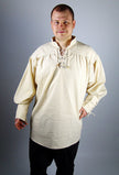 Claude miehen paita, luonnonvalkoinen