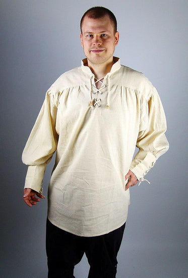 Claude miehen paita, luonnonvalkoinen