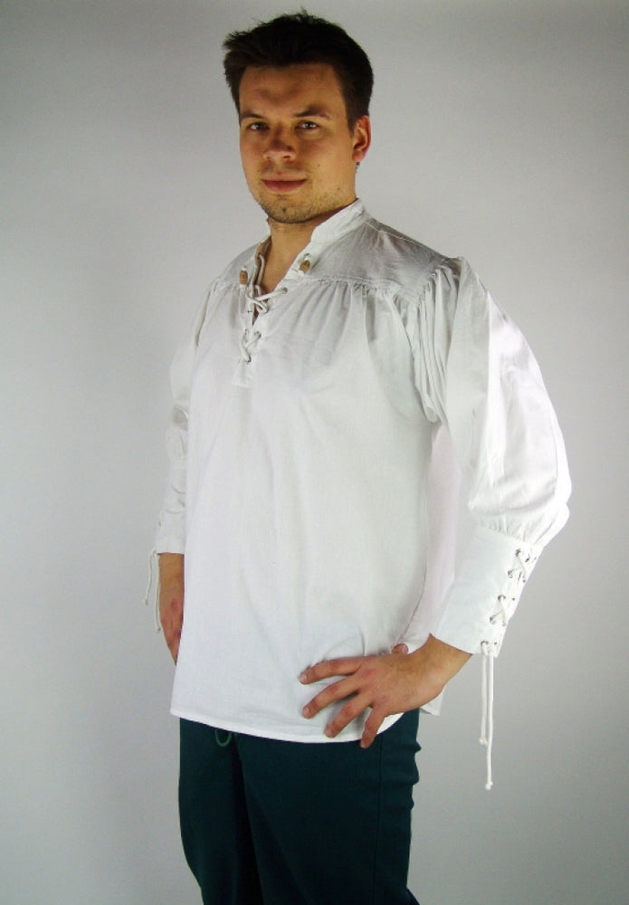 Claude miehen paita, luonnonvalkoinen